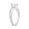 Thumbnail Image 2 of Now + Forever Princess-Cut Diamond Bypass Engagement Ring 3/8 ct tw 14K White Gold