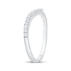 Thumbnail Image 2 of Now + Forever Diamond Contour Wedding Band 1/4 ct tw 14K White Gold