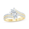 Thumbnail Image 1 of Now + Forever Oval-Cut Diamond Bypass Engagement Ring 7/8 ct tw 14K Yellow Gold