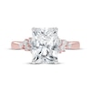 Thumbnail Image 3 of Now + Forever Lab-Grown Diamonds Radiant-Cut Engagement Ring 2-1/4 ct tw 14K Rose Gold