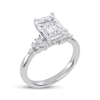 Thumbnail Image 2 of Now + Forever Lab-Grown Diamonds Radiant-Cut Engagement Ring 2-1/4 ct tw 14K White Gold