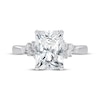 Thumbnail Image 3 of Now + Forever Lab-Grown Diamonds Radiant-Cut Engagement Ring 2-1/4 ct tw 14K White Gold
