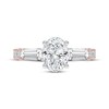 Thumbnail Image 3 of Now + Forever Lab-Grown Diamonds Oval-Cut Engagement Ring 1-3/4 ct tw 14K Rose Gold