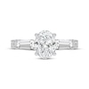 Thumbnail Image 3 of Now + Forever Lab-Grown Diamonds Oval-Cut Engagement Ring 1-3/4 ct tw 14K White Gold