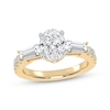 Thumbnail Image 1 of Now + Forever Lab-Grown Diamonds Oval-Cut Engagement Ring 1-3/4 ct tw 14K Yellow Gold