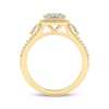 Thumbnail Image 4 of Now + Forever Multi-Diamond Center Oval Halo Engagement Ring 1 ct tw 14K Yellow Gold