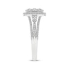 Thumbnail Image 3 of Now + Forever Multi-Diamond Center Oval Halo Engagement Ring 1 ct tw 14K White Gold