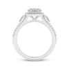 Thumbnail Image 5 of Now + Forever Multi-Diamond Center Oval Halo Engagement Ring 1 ct tw 14K White Gold