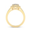 Thumbnail Image 4 of Now + Forever Multi-Diamond Center Halo Engagement Ring 1 ct tw 14K Yellow Gold