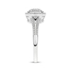 Thumbnail Image 3 of Now + Forever Multi-Diamond Center Halo Engagement Ring 1/2 ct tw 10K White Gold