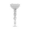 Thumbnail Image 3 of Now + Forever Lab-Grown Diamonds Emerald-Cut Engagement Ring 5-3/8 ct tw 14K White Gold