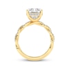 Thumbnail Image 4 of Now + Forever Lab-Grown Diamonds Emerald-Cut Engagement Ring 5-3/8 ct tw 14K Yellow Gold