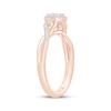 Thumbnail Image 2 of Now + Forever Round-Cut Diamond Cushion Halo Engagement Ring 1/4 ct tw 10K Two-Tone Gold