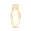 Thumbnail Image 2 of Now + Forever Round-Cut Diamond Cushion Halo Engagement Ring 1/4 ct tw 10K Two-Tone Gold