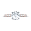 Thumbnail Image 3 of Now + Forever Lab-Grown Diamonds Round-Cut Engagement Ring 2-1/2 ct tw 14K Rose Gold