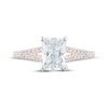 Thumbnail Image 3 of Now + Forever Lab-Grown Diamonds Radiant-Cut Engagement Ring 1-3/4 ct tw 14K Rose Gold