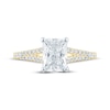 Thumbnail Image 3 of Now + Forever Lab-Grown Diamonds Radiant-Cut Engagement Ring 1-3/4 ct tw 14K Yellow Gold