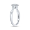 Thumbnail Image 2 of Now + Forever Round-Cut Diamond Halo Engagement Ring 1/4 ct tw 10K White Gold