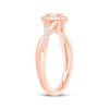 Thumbnail Image 2 of Now + Forever Round-Cut Diamond Halo Engagement Ring 1/4 ct tw 10K Two-Tone Gold