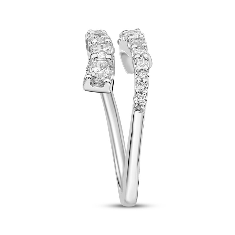 Main Image 3 of KAY Lab-Grown Diamonds Bypass Ring 1 ct tw 10K White Gold