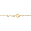 Thumbnail Image 3 of STUDIO BY KAY Lab-Grown Diamond Tilted Heart Outline Necklace 1/3 ct tw 24K Yellow Gold Vermeil Sterling Silver