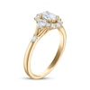 Thumbnail Image 2 of Now + Forever Oval-Cut Diamond Halo Engagement Ring 1 ct tw 14K Yellow Gold