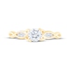 Thumbnail Image 3 of Now + Forever Round-Cut Diamond Celtic Love Knot Shank Engagement Ring 1/2 ct tw 14K Yellow Gold