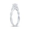 Thumbnail Image 2 of Now + Forever Round-Cut Diamond Celtic Love Knot Shank Engagement Ring 1/2 ct tw 14K White Gold