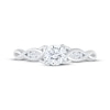 Thumbnail Image 3 of Now + Forever Round-Cut Diamond Celtic Love Knot Shank Engagement Ring 1/2 ct tw 14K White Gold