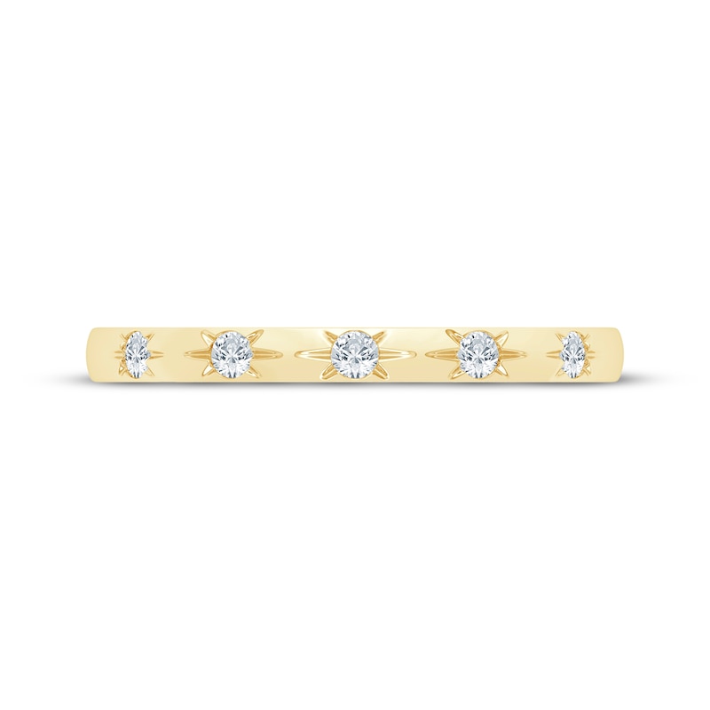 Main Image 3 of Now + Forever Diamond Five-Stone Anniversary Ring 1/8 ct tw 10K Yellow Gold