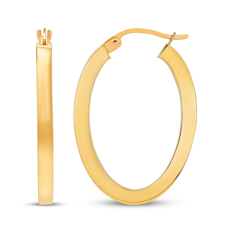 Main Image 3 of Hoop Earrings 14K Yellow Gold 30mm