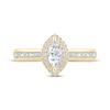 Thumbnail Image 3 of Now + Forever Marquise-Cut Diamond Double Halo Engagement Ring 5/8 ct tw 14K Yellow Gold