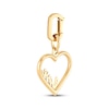 Thumbnail Image 4 of Charmed Memories Heart Outline &quot;Love&quot; Charm 10K Yellow Gold