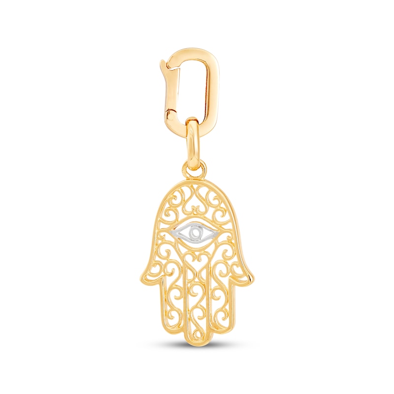 Main Image 1 of Charmed Memories Hamsa Charm 10K Yellow Gold