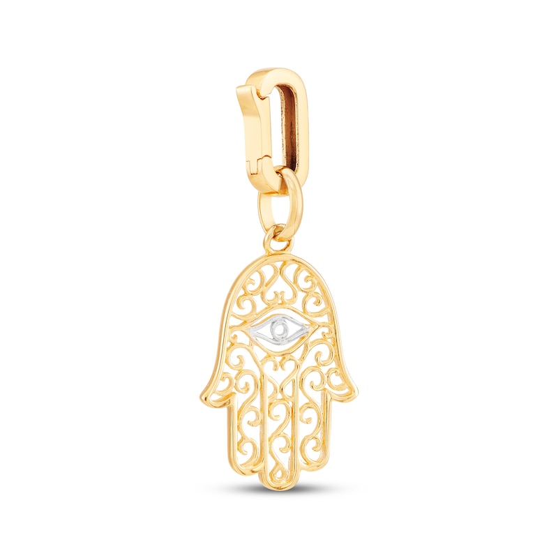 Main Image 2 of Charmed Memories Hamsa Charm 10K Yellow Gold