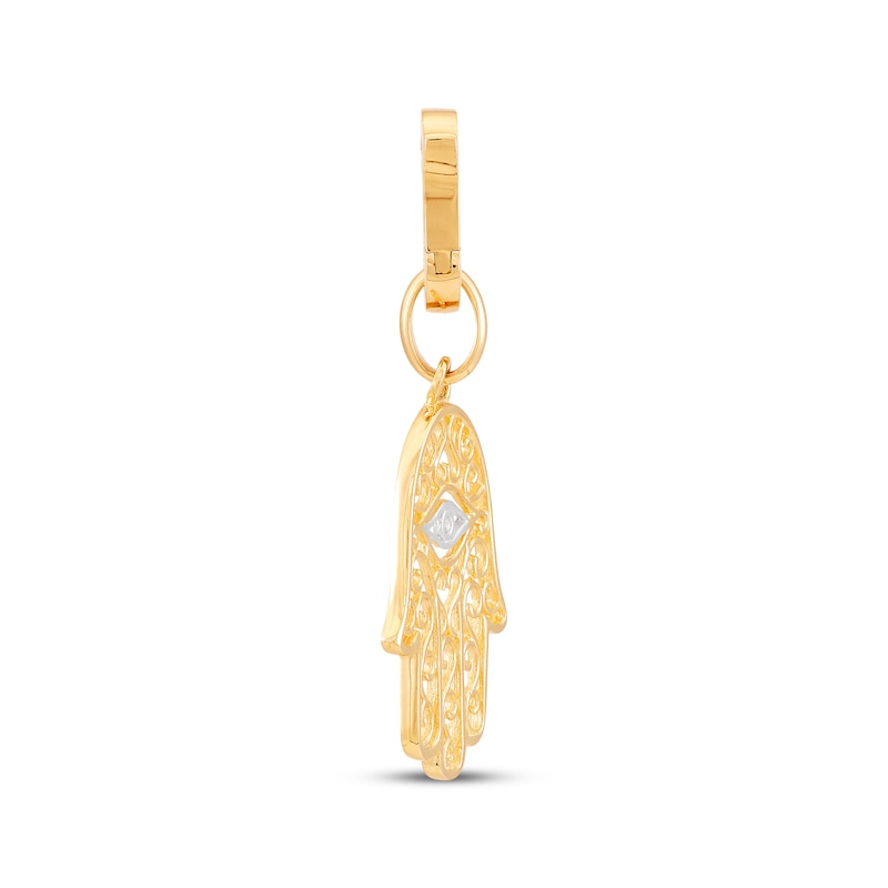 Main Image 3 of Charmed Memories Hamsa Charm 10K Yellow Gold