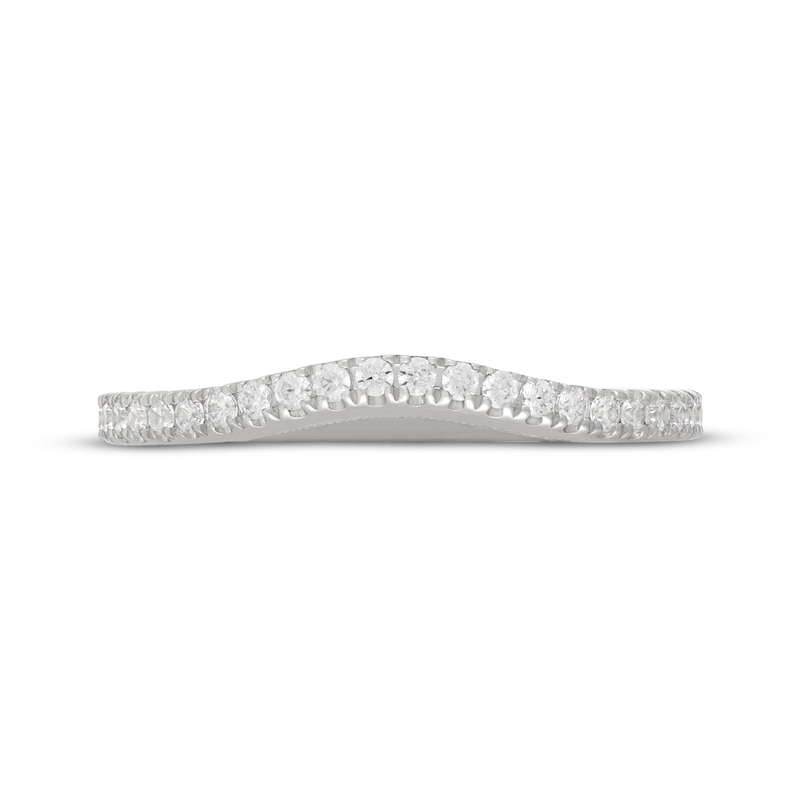 Main Image 9 of Neil Lane Diamond Contour Wedding Band 1/4 ct tw 14K White Gold