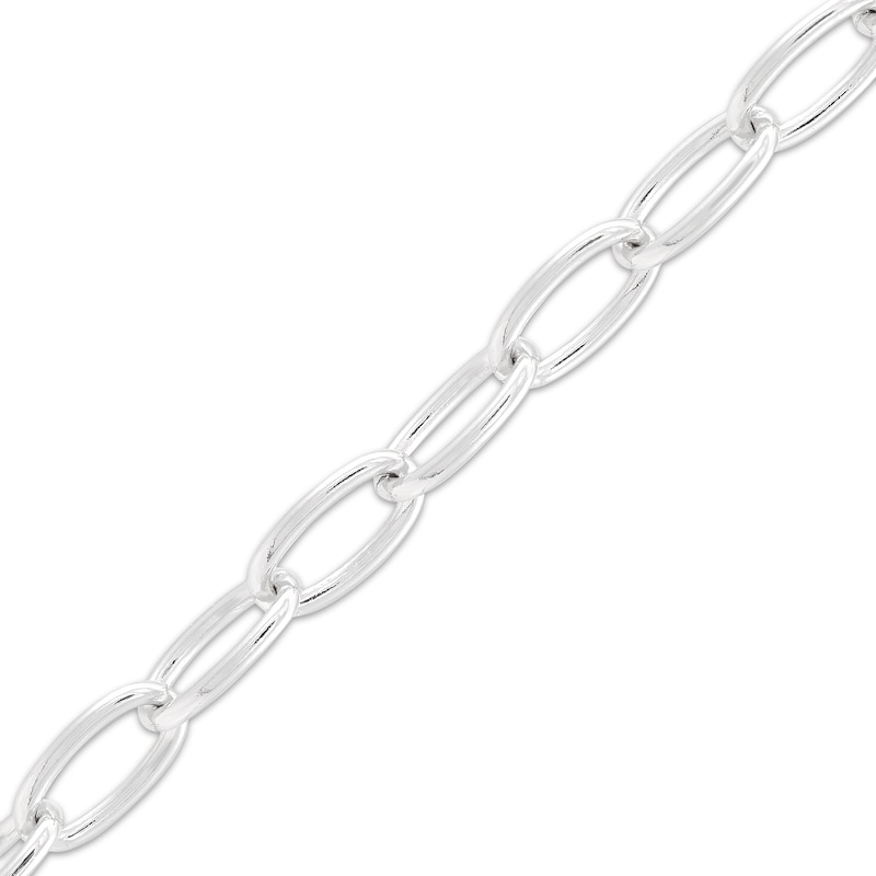 Main Image 2 of Charmed Memories Paperclip Chain Necklace 4.3mm Solid Sterling Silver 18&quot;