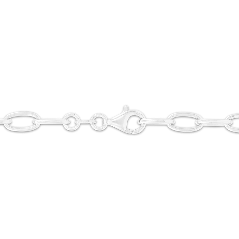 Main Image 3 of Charmed Memories Paperclip Chain Necklace 4.3mm Solid Sterling Silver 18&quot;