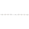 Thumbnail Image 4 of Cultured Pearl Station Bracelet Sterling Silver 7.25"