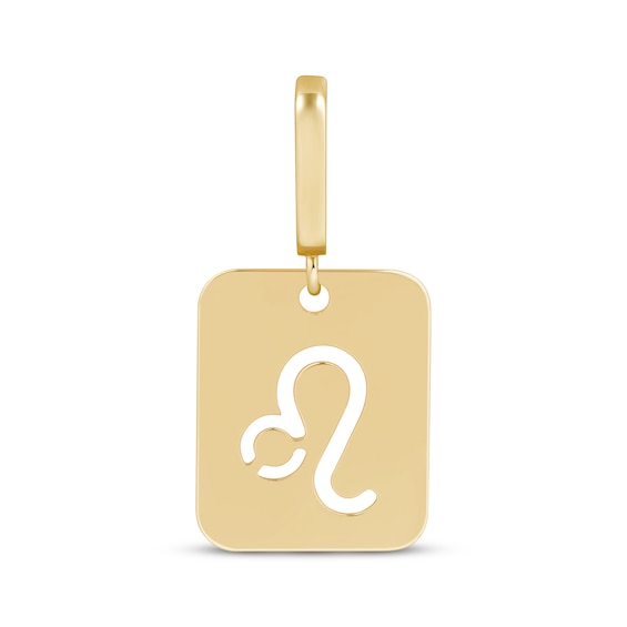 Charmed Memories Zodiac Leo Cutout Charm 10K Yellow Gold