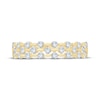 Thumbnail Image 3 of Now + Forever Diamond Three-Row Staggered Anniversary Ring 5/8 ct tw 14K Yellow Gold