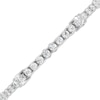 Thumbnail Image 2 of KAY Lab-Grown Diamonds Station Tennis Bracelet 6 ct tw 10K White Gold 7"
