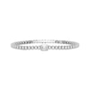 Thumbnail Image 1 of KAY Lab-Grown Diamonds Emerald-Cut & Round-Cut Tennis Bracelet 4 ct tw 10K White Gold 7"