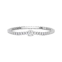 KAY Lab-Grown Diamonds Tennis Bracelet 4 ct tw 10K White Gold 7"