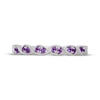 Thumbnail Image 3 of Neil Lane Amethyst Anniversary Ring 14K White Gold