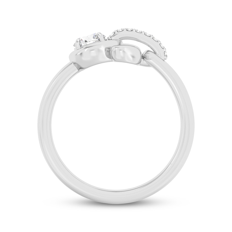 Main Image 3 of Disney Treasures Mickey Mouse Lab-Grown Diamond Ring 3/8 ct tw Sterling Silver