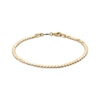 Thumbnail Image 1 of 3mm Serpentine Chain Bracelet 24K Yellow Gold Vermeil Solid Sterling Silver 7.5"
