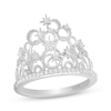 Thumbnail Image 1 of Wicked Glinda Bubble Crown Lab-Grown Diamond Ring 1/6 ct tw Sterling Silver