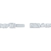 Thumbnail Image 2 of Monique Lhuillier Bliss Marquise & Round-Cut Lab-Grown Diamond Line Bracelet 3-1/8 ct tw Platinum-Plated Sterling Silver 7"